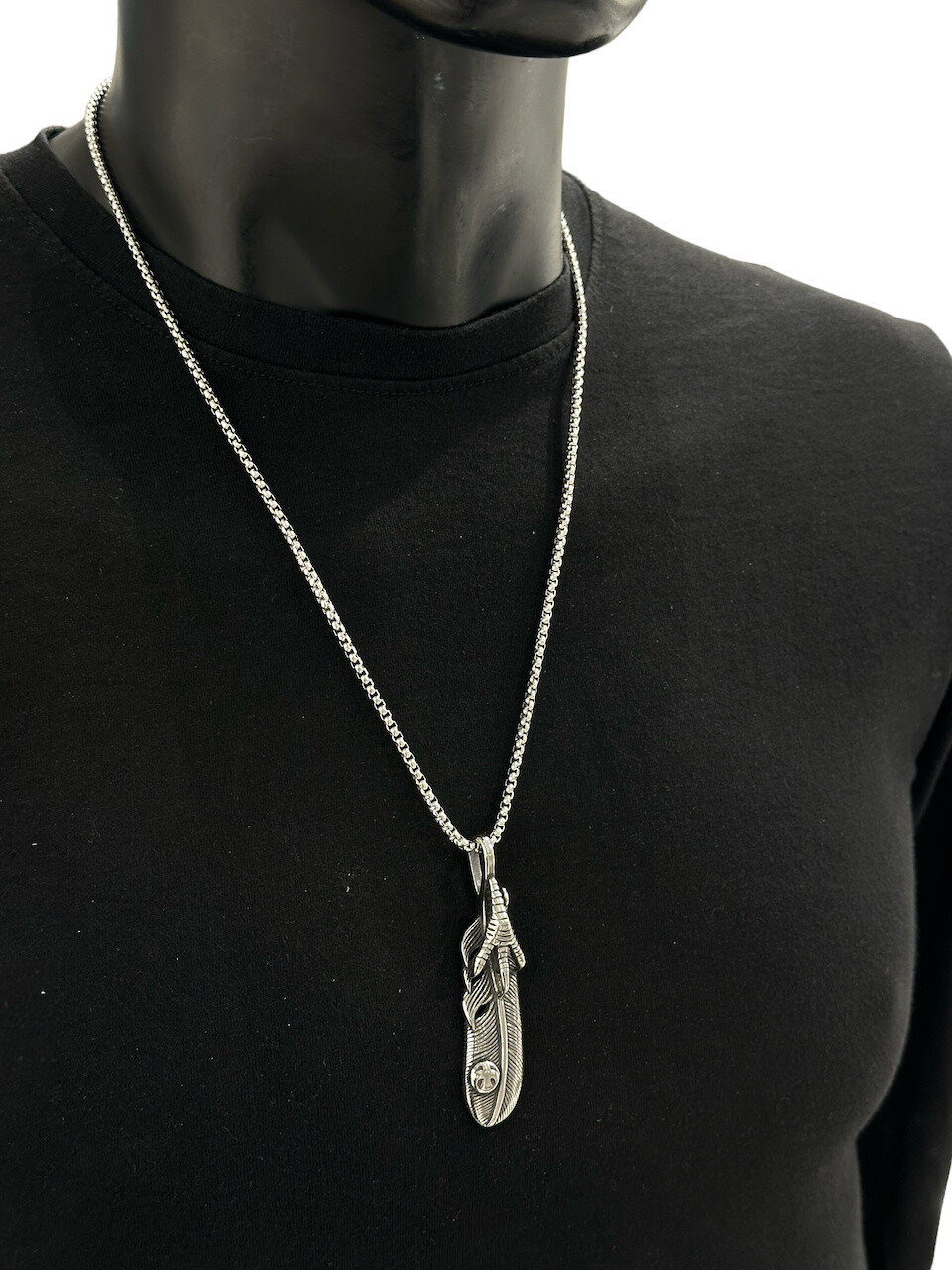 Wholesaler ÉLINE L'ATELIER - Men's stainless steel pendant
