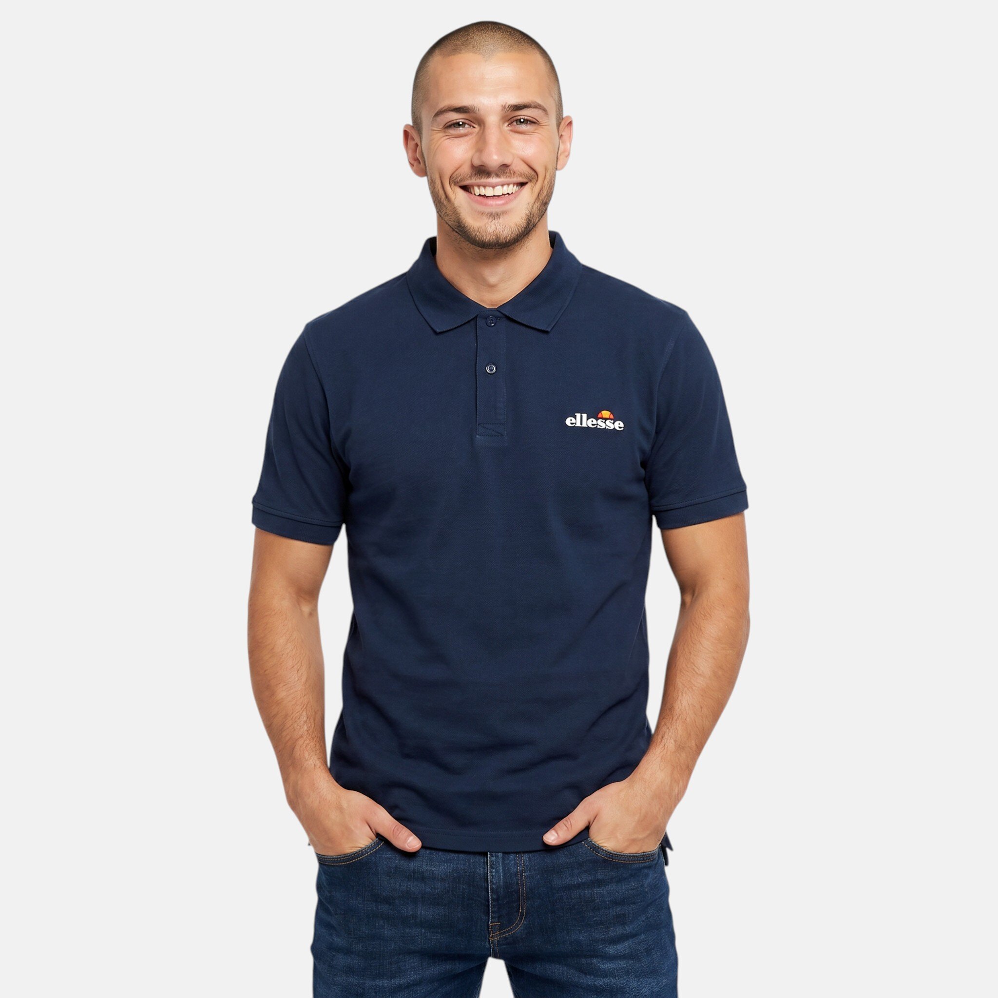 Grossista Ellesse - Polo a maniche corte Ellesse per uomo, taglie dalla S alla XXL