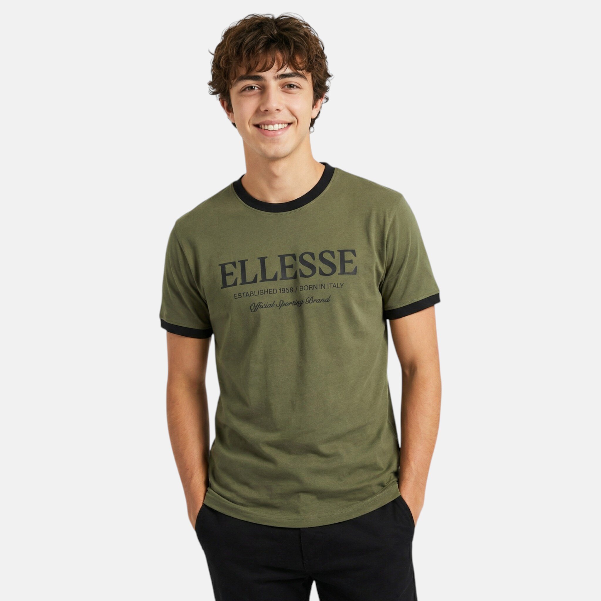 Mayorista Ellesse - Camiseta de manga corta Ellesse para hombre, tallas de la S a la XXL