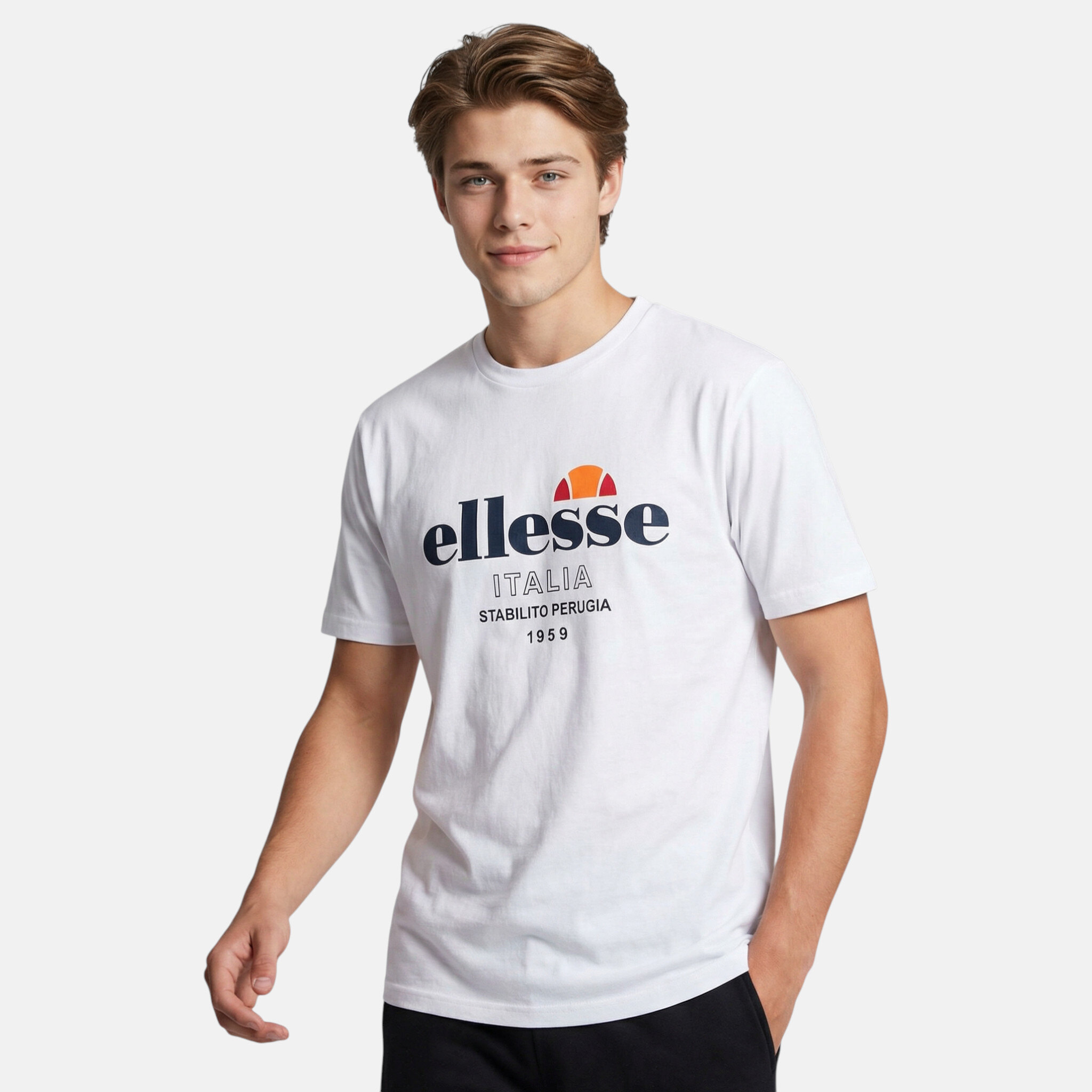 Mayorista Ellesse - Camiseta de manga corta Ellesse para hombre de la S a la XXL