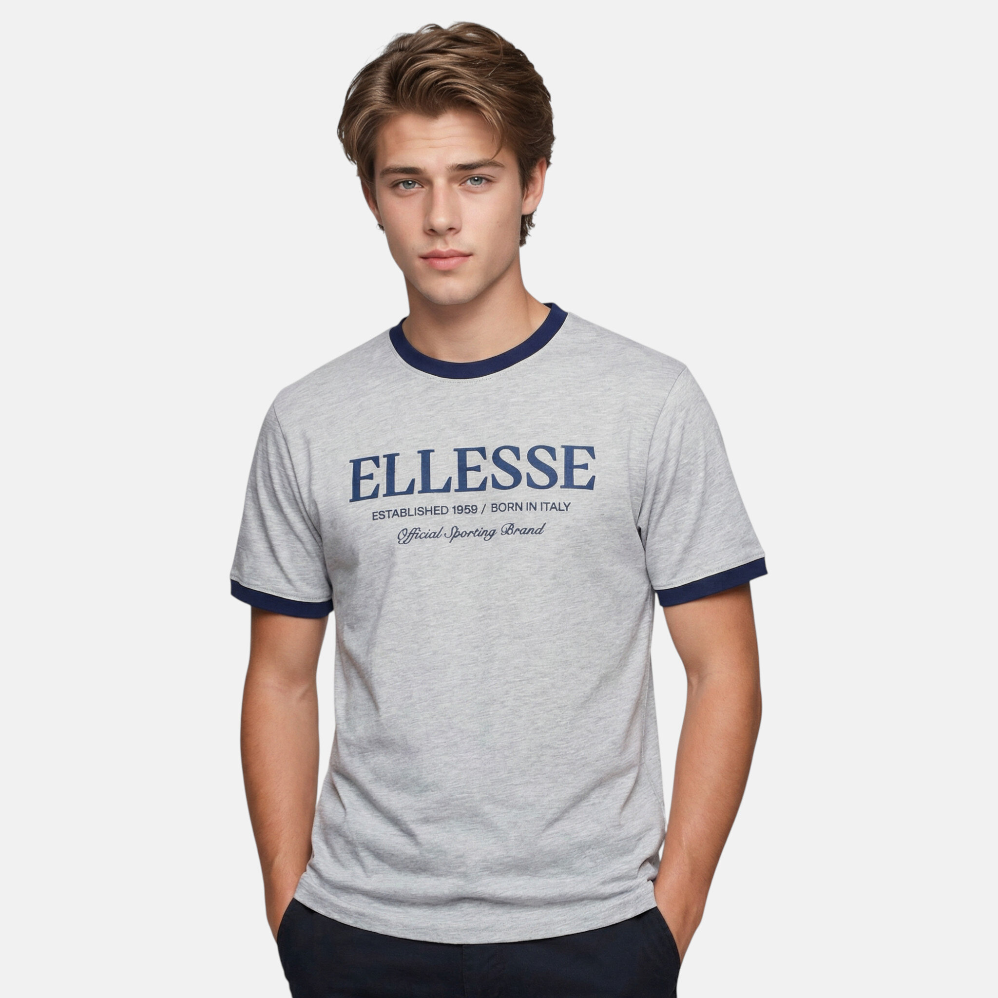 Mayorista Ellesse - Camiseta de manga corta Ellesse para hombre de la S a la XXL
