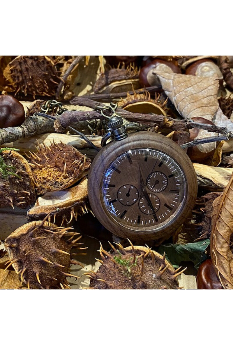Grossista Ernest - OROLOGIO DA TASCA IN LEGNO ERNEST