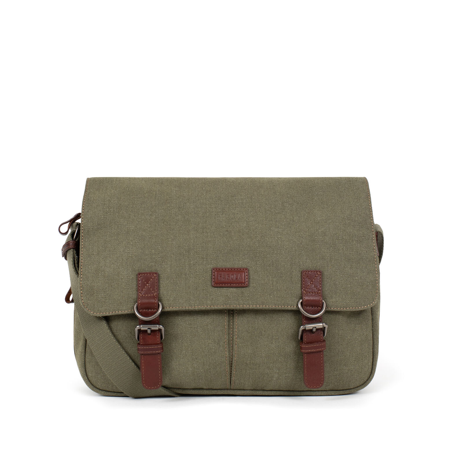 Wholesaler Fagola - Fagola - A4 reporter bag - canvas lined leather - Léo line