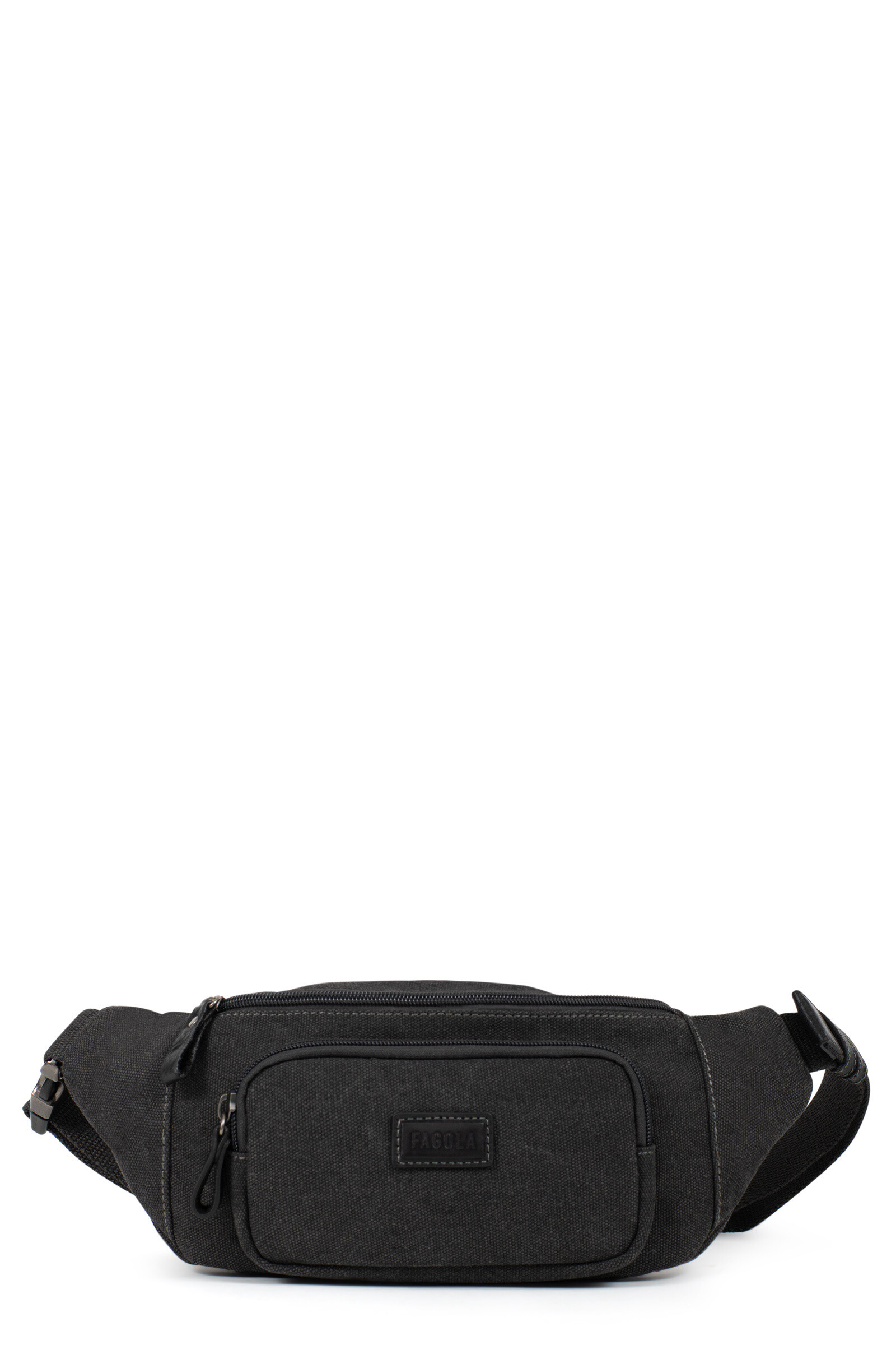 Wholesaler Fagola - Fagola - Banana bag - canvas lined leather - Luc line