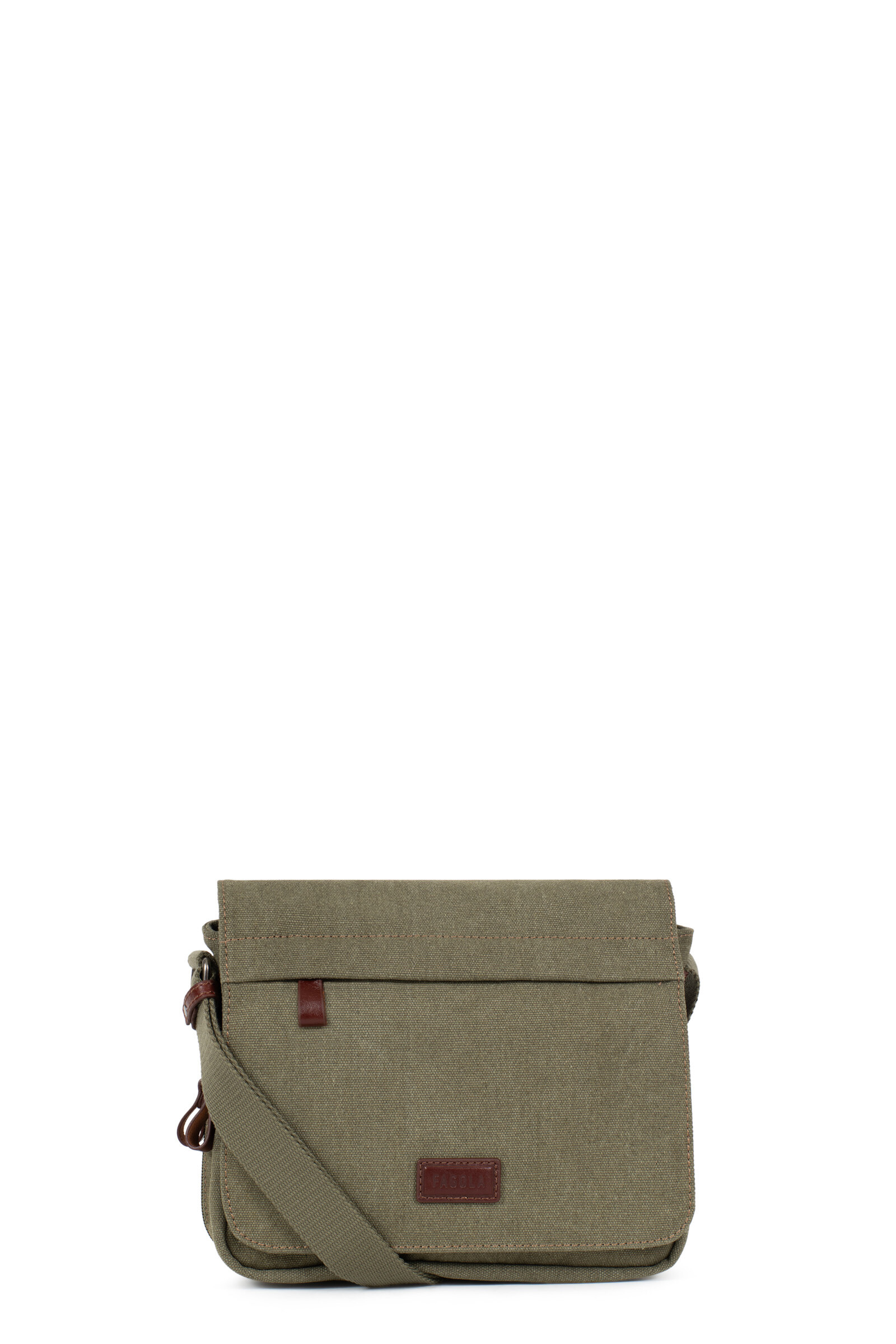 Wholesaler Fagola - Fagola - Sacoche - Canvas Garnished Leather - Luke Line