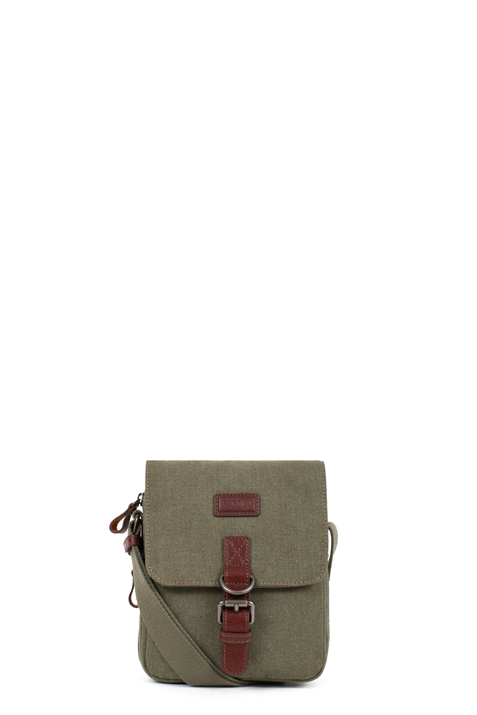 Wholesaler Fagola - Fagola - Sacoche - canvas lined leather - Léo line