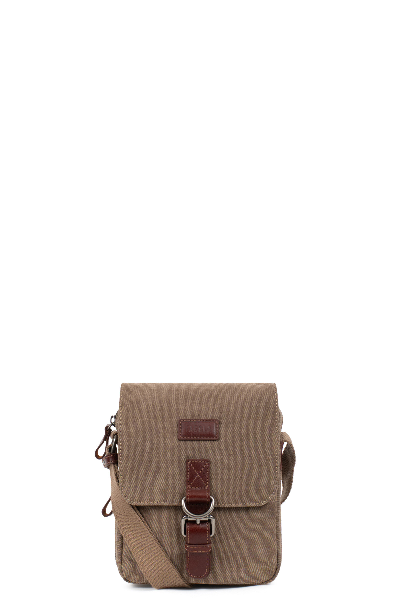 Wholesaler Fagola - Fagola - Sacoche - canvas lined leather - Léo line