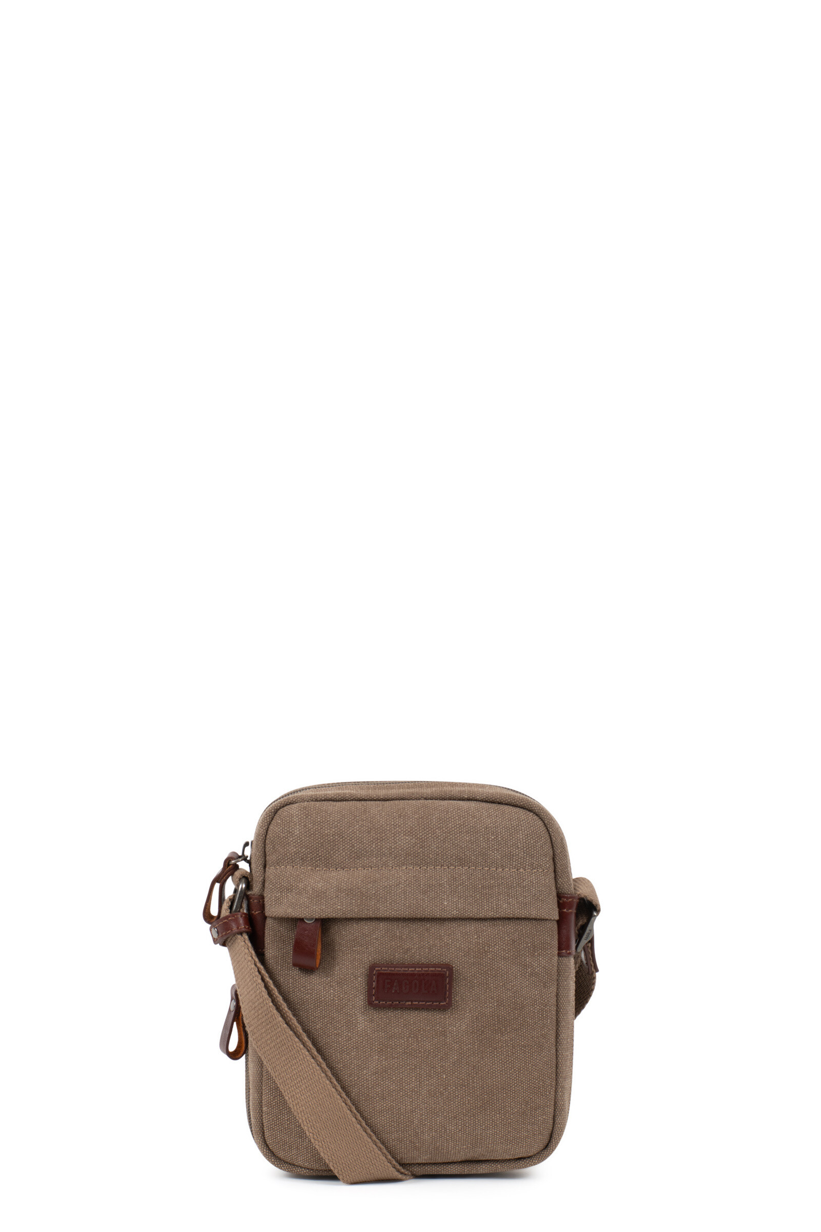 Wholesaler Fagola - Fagola - Sacoche - Canvas Garnished Leather - Luke Line