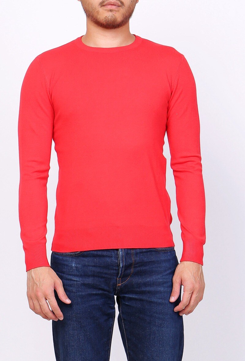 Wholesaler FELEREMA - Plain round neck sweater