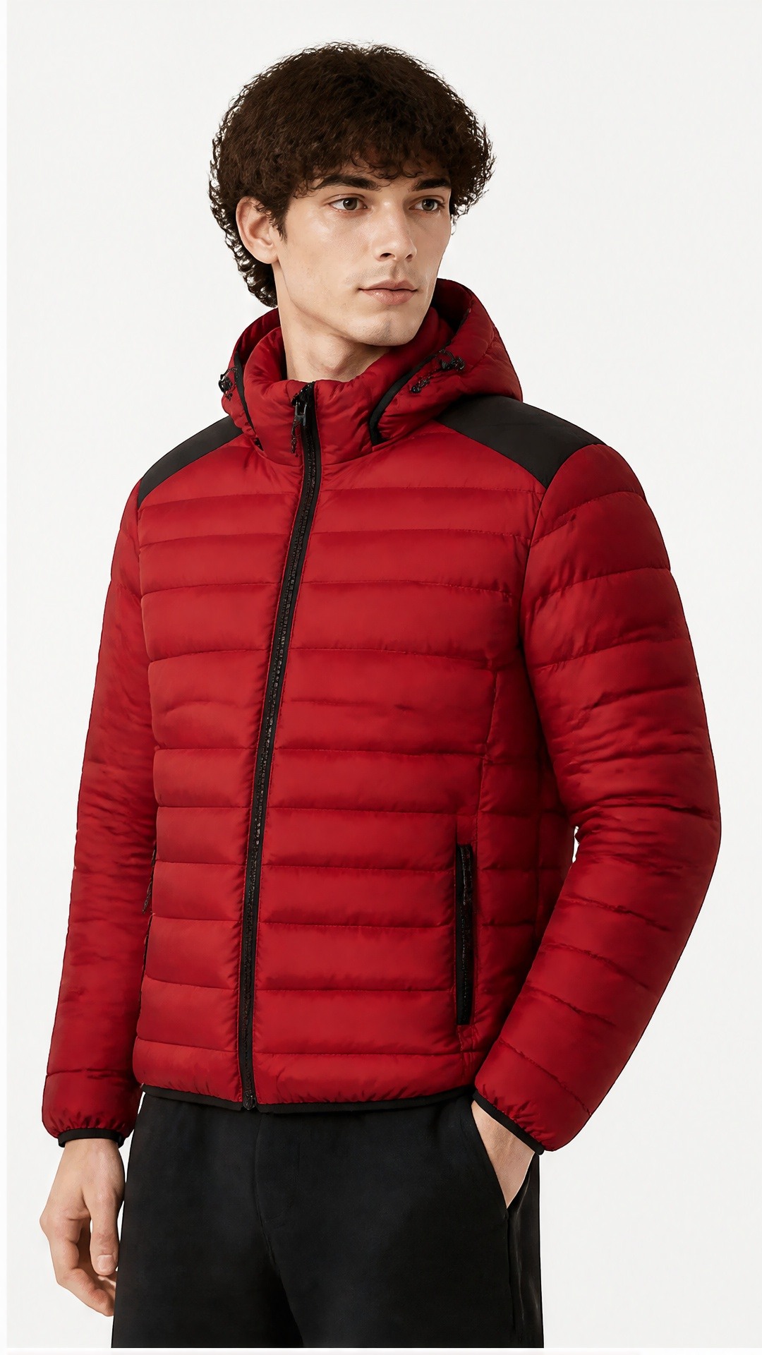 Großhändler FIVE EVER - Leichte Steppjacke mit Kapuze