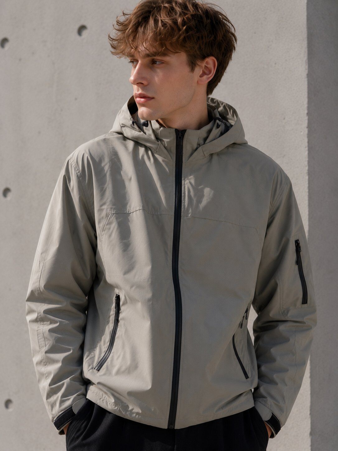Grossiste FIVE EVER - Blouson à capuche amovible