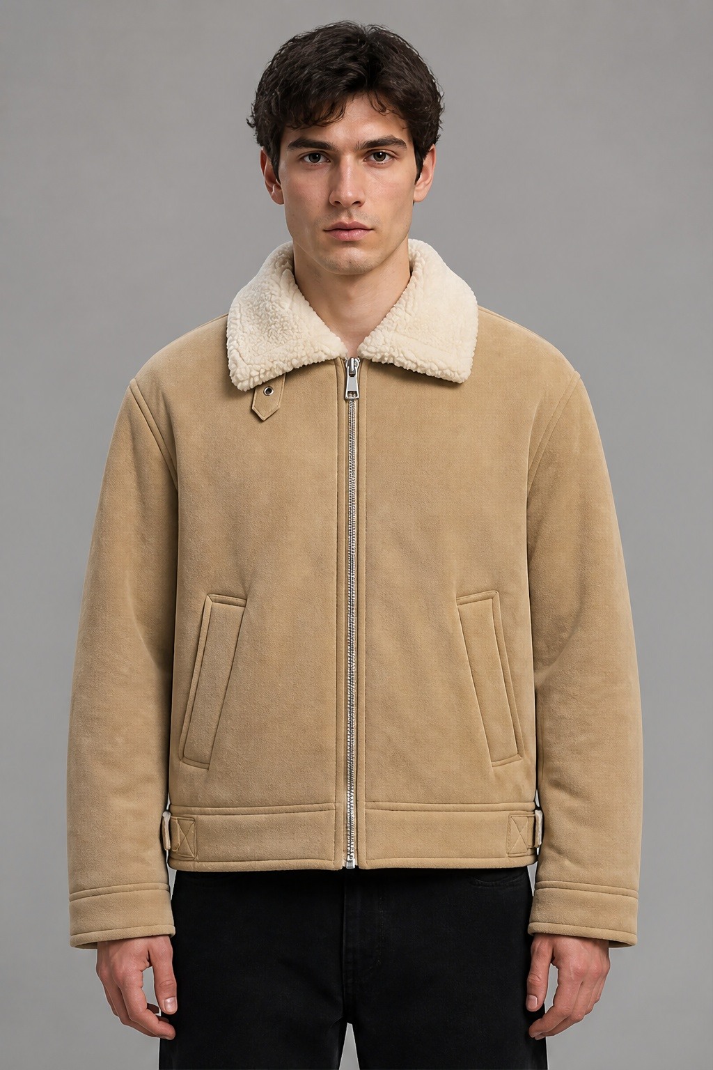 Großhändler FIVE EVER - Sherpa-Fliegerjacke