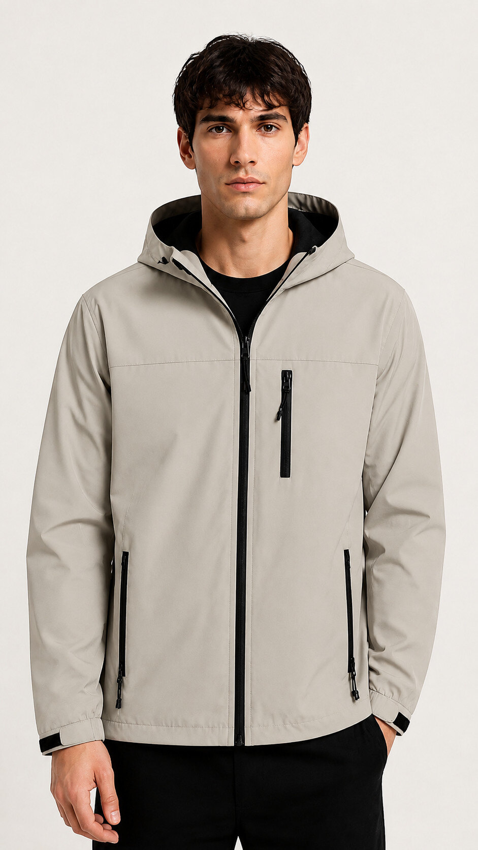 Grossiste FIVE EVER - Veste technique à capuche – Style urbain