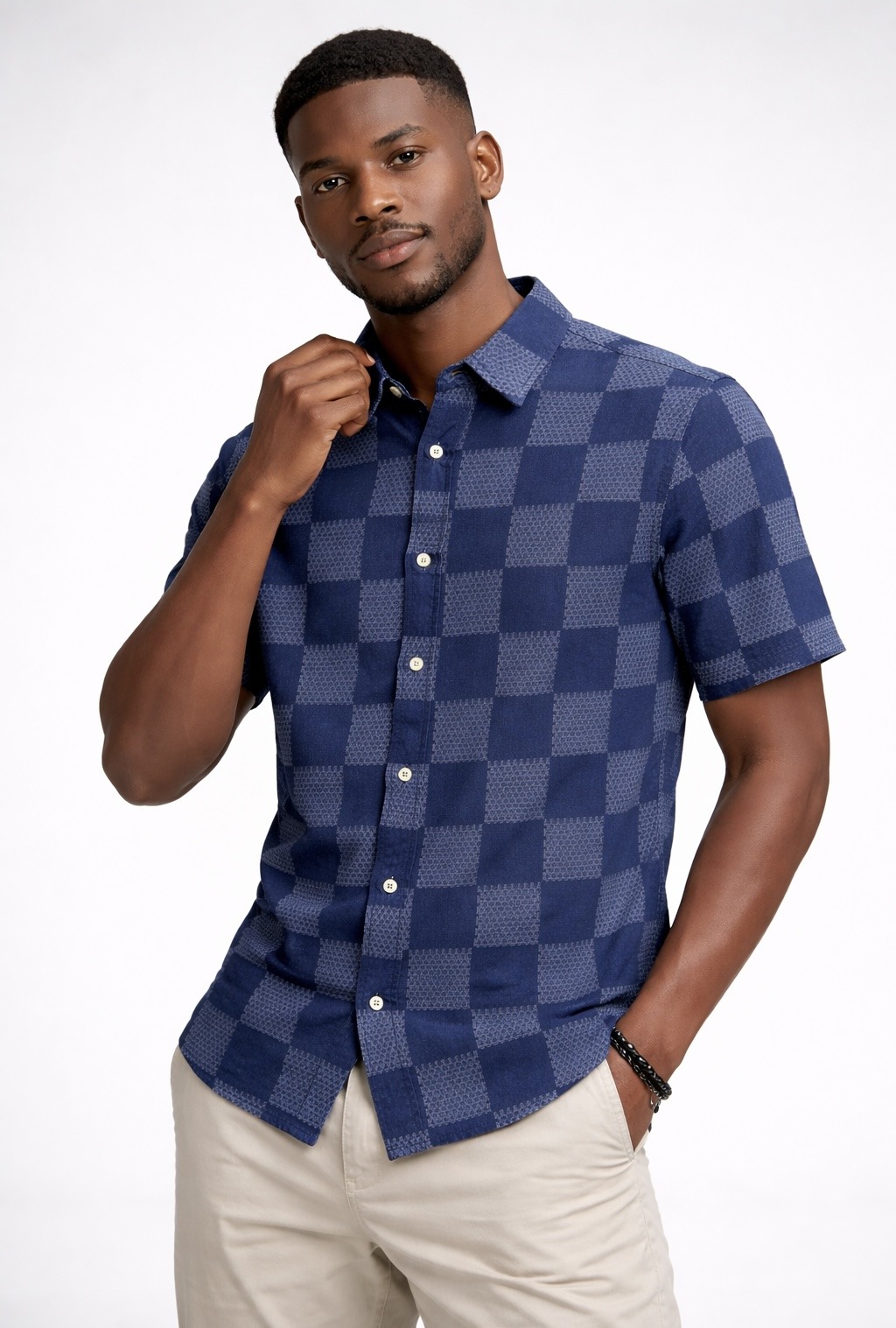 Wholesaler FIVE EVER - 100% Cotton Denim Blouses