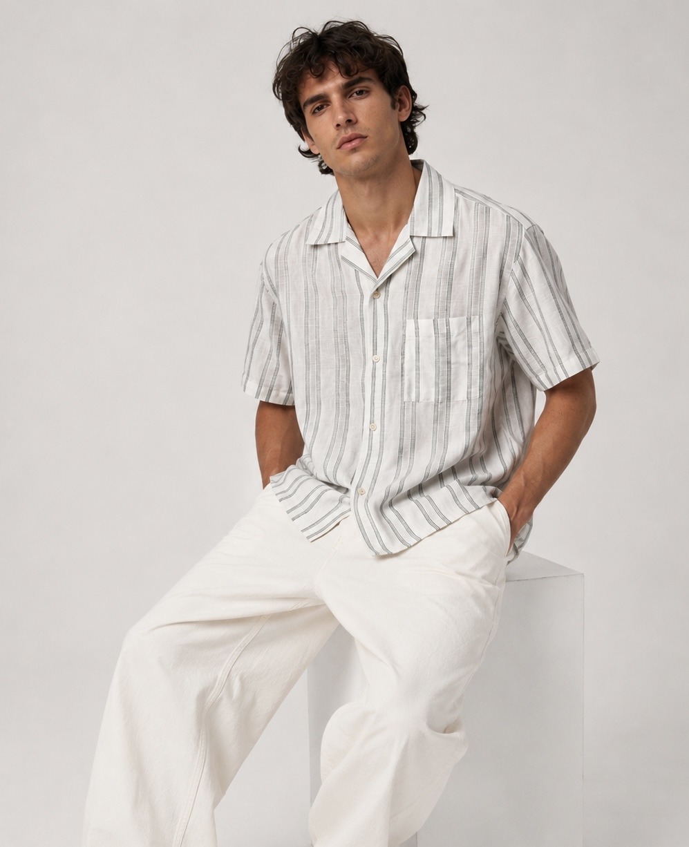 Grossista FIVE EVER - Camicia di lino