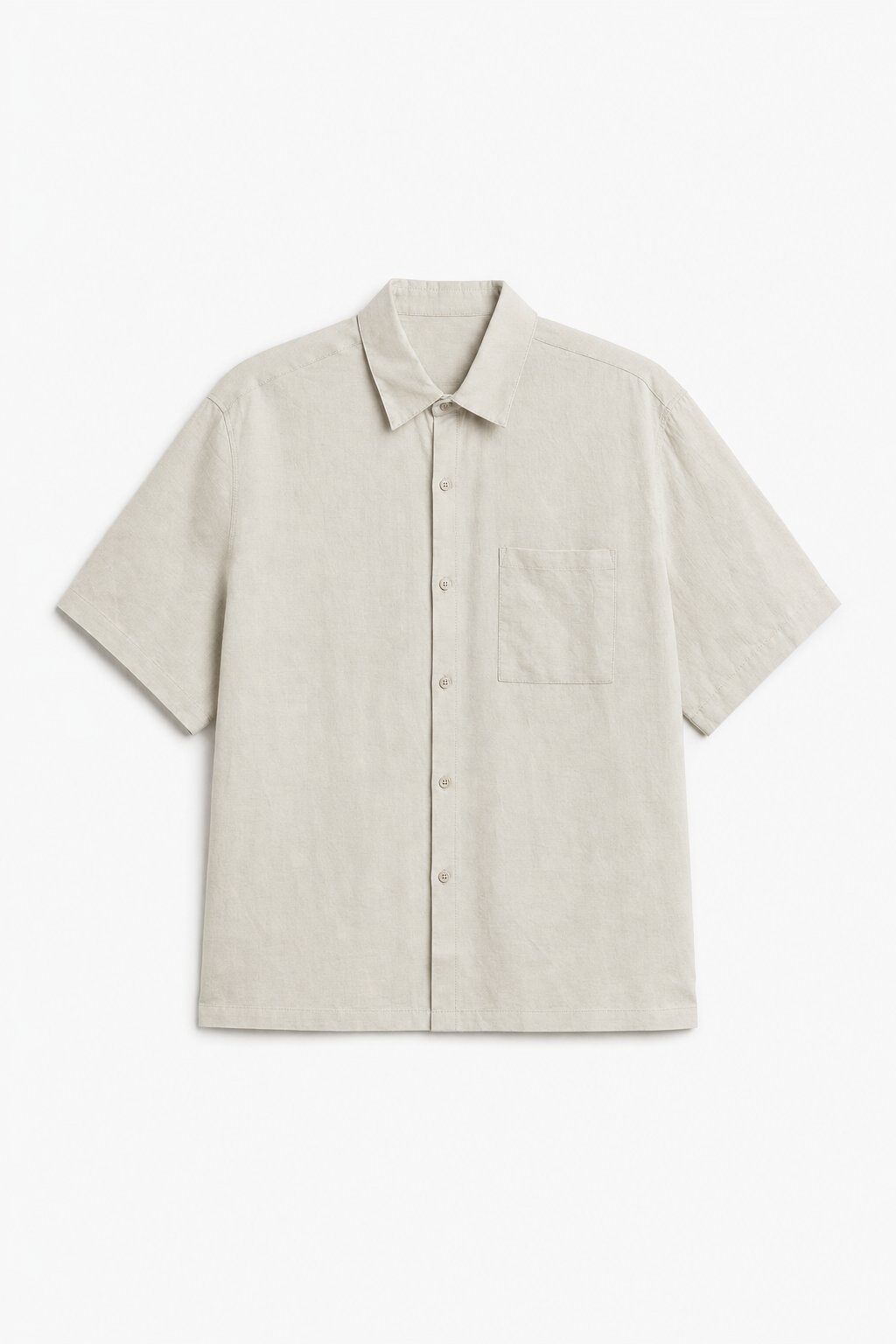 Grossista FIVE EVER - Camicia a maniche corte ecru