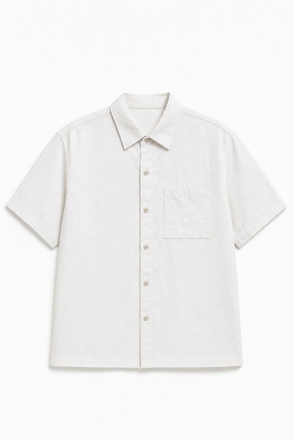 Grossista FIVE EVER - Camicia Maniche Corte Ecru
