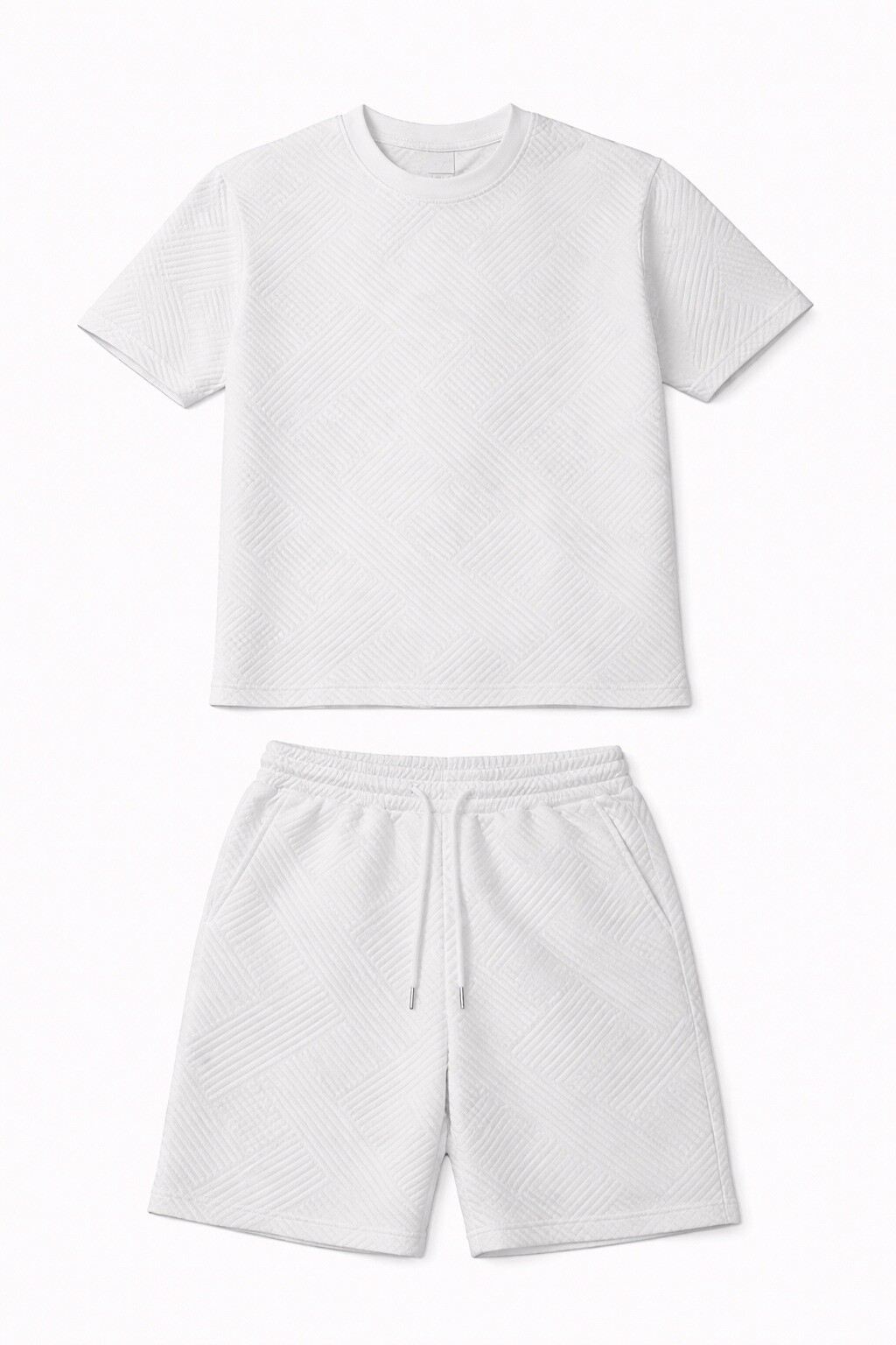 Mayorista FIVE EVER - Conjunto de camiseta y pantalones cortos con estampado texturizado