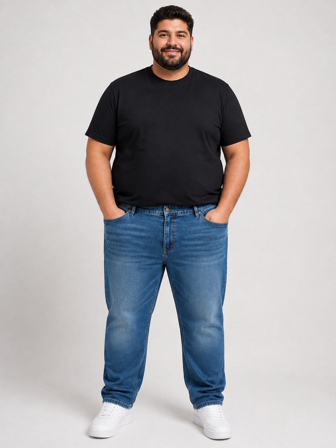 Großhändler FIVE EVER - BLAUE JEANS IN GROSSER GRÖSSE