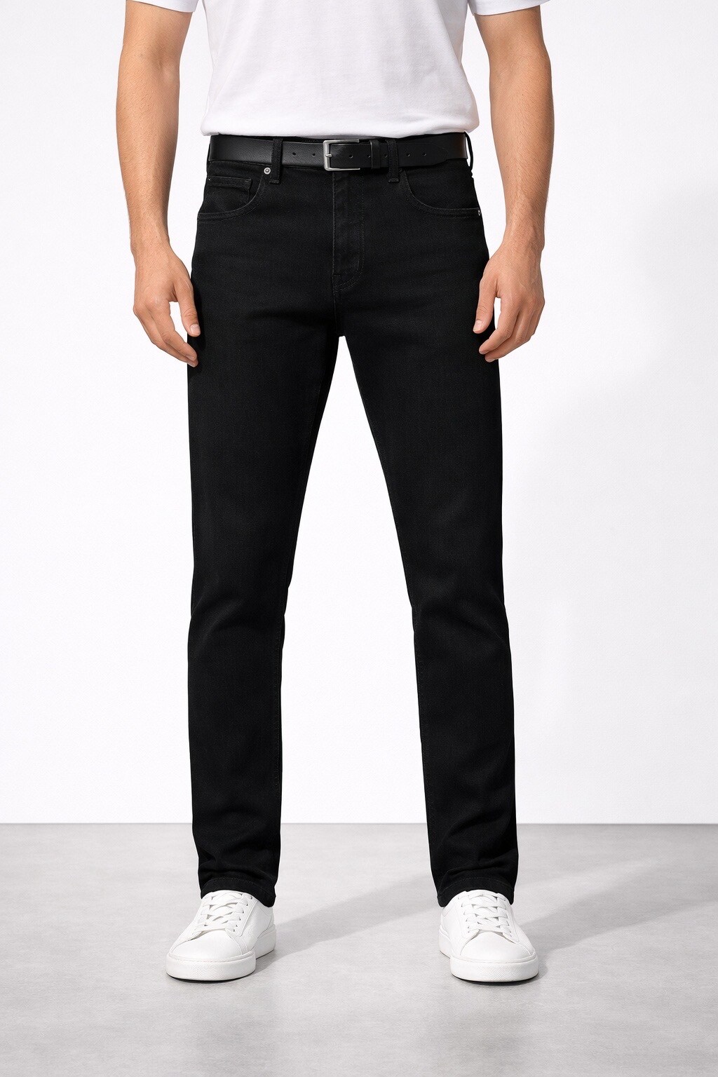 Großhändler FIVE EVER - Schwarze Regular Jeans