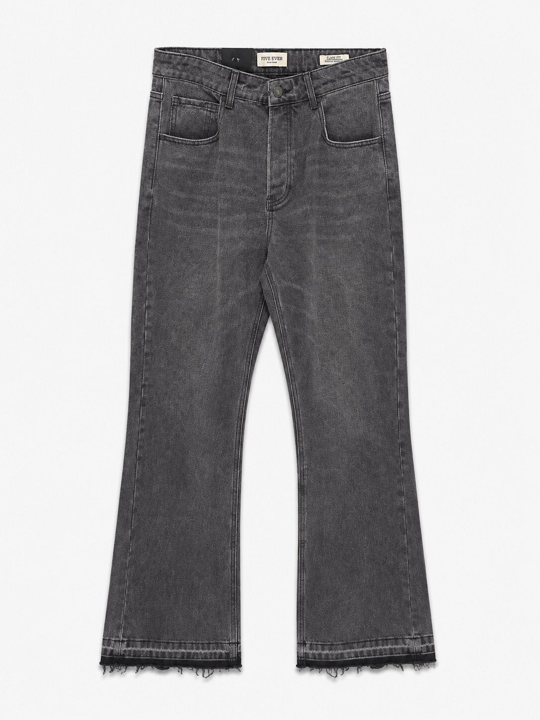 Wholesaler FIVE EVER - Dark grey flare jeans