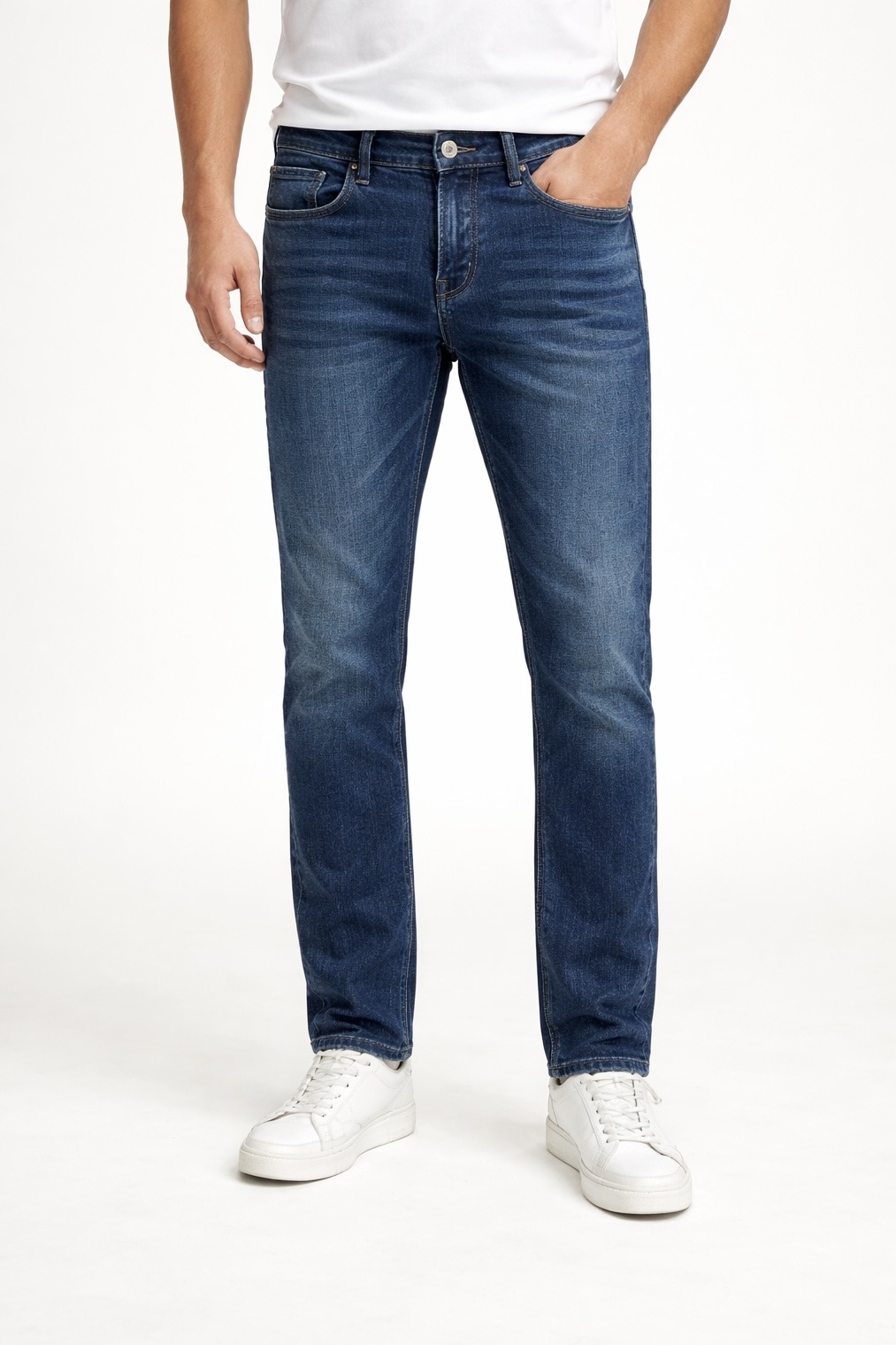 Mayorista FIVE EVER - JEANS de algodón azul oscuro