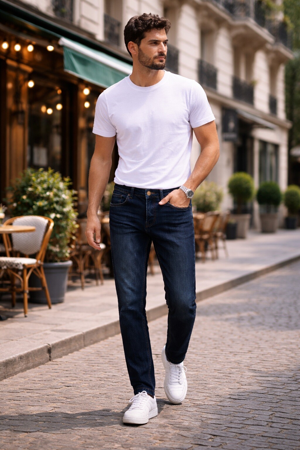 Großhändler FIVE EVER - Slim-Fit-Jeans