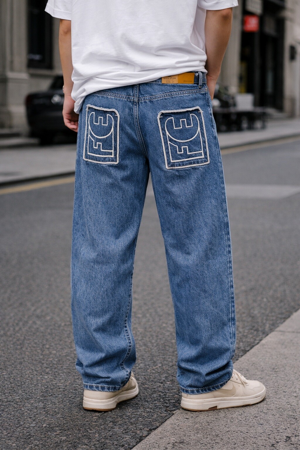 Großhändler FIVE EVER - BAGGY-JEANS 100% Baumwolle Premiumqualität Muster