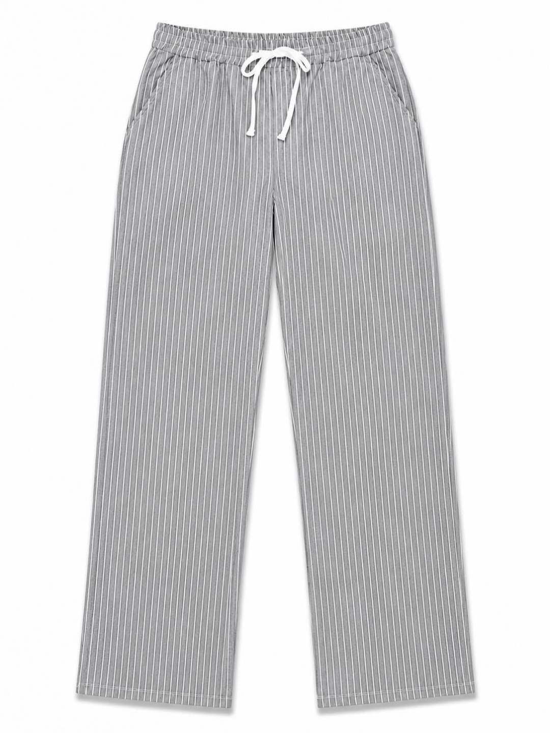Grossista FIVE EVER - Pantaloni Grigio Rigati