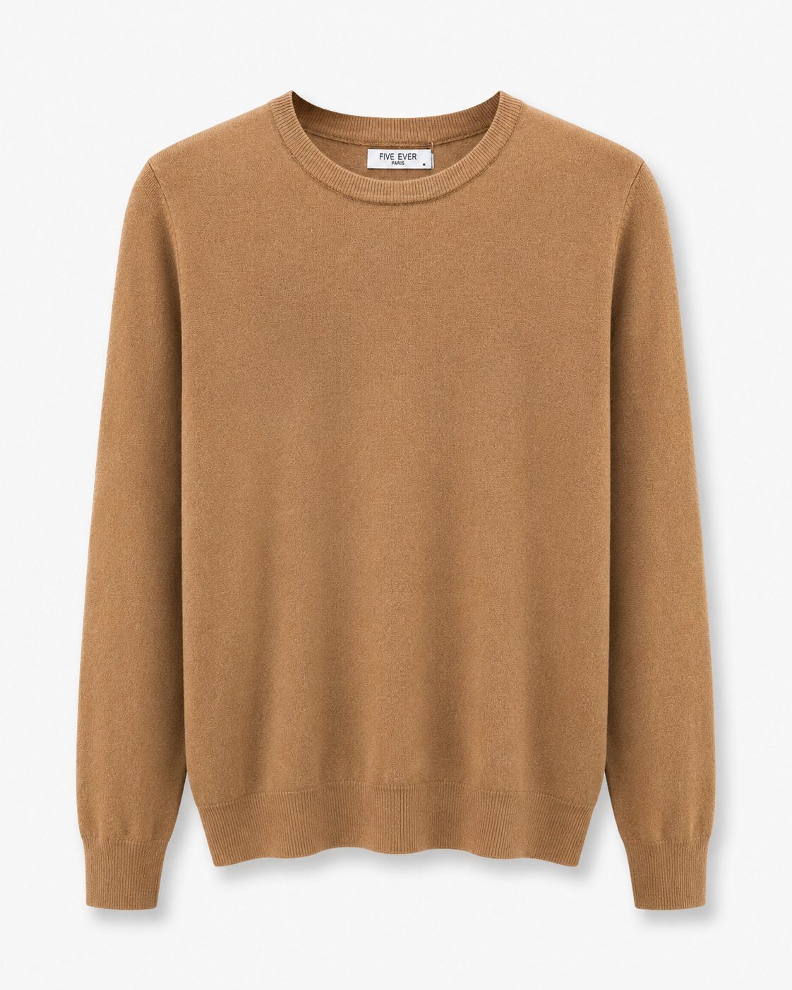 Wholesaler FIVE EVER - Round neck sweater with cashmere touch