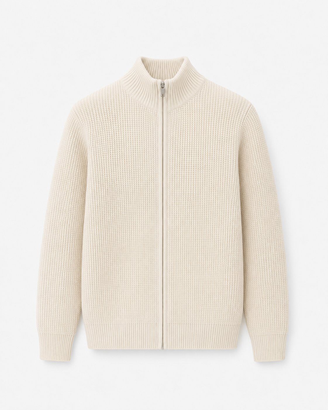 Grossista FIVE EVER - Cardigan blu marino con zip