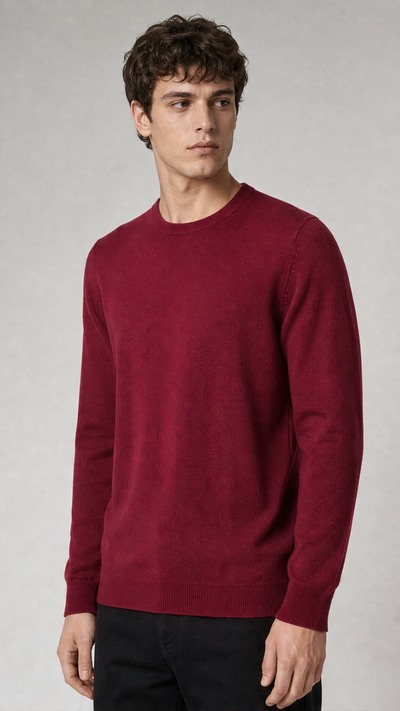Wholesaler FIVE EVER - Fine knit crew neck sweater Wholesaler FIVE EVER - Fine knit crew neck sweater
