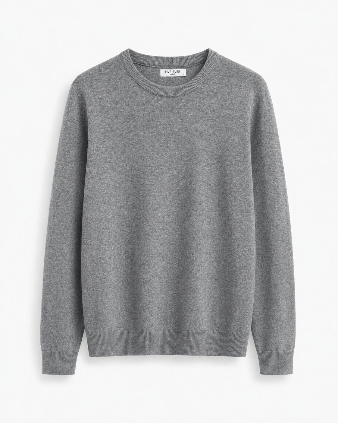 Grossiste FIVE EVER - Pull col rond - TOUCHE CACHEMIRE