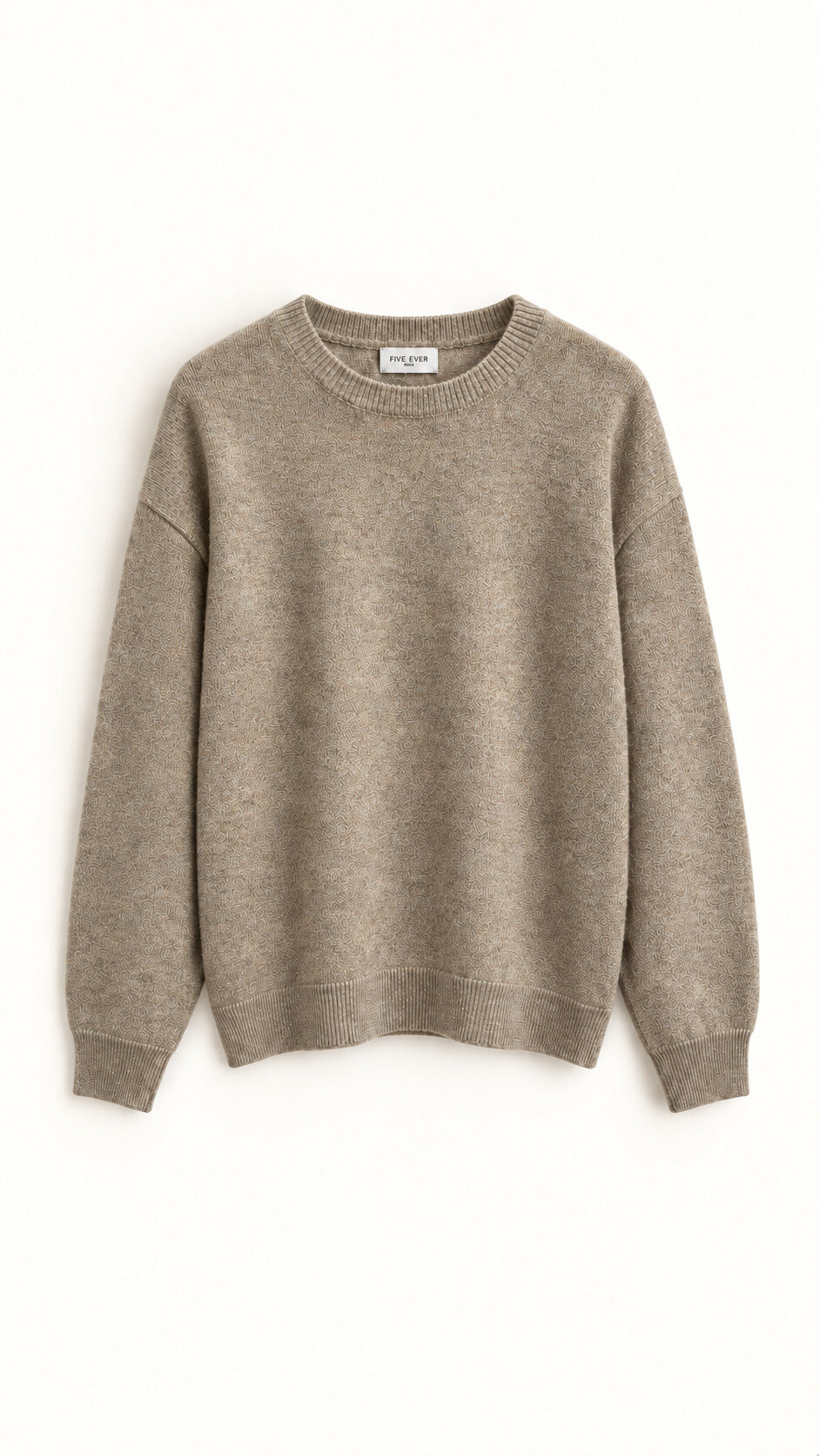 Grossiste FIVE EVER - PULL en Laine col rond