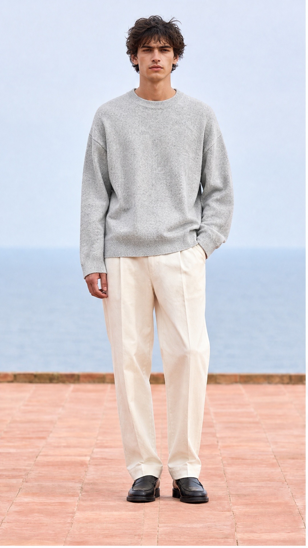 Grossiste FIVE EVER - PULL en Laine col rond