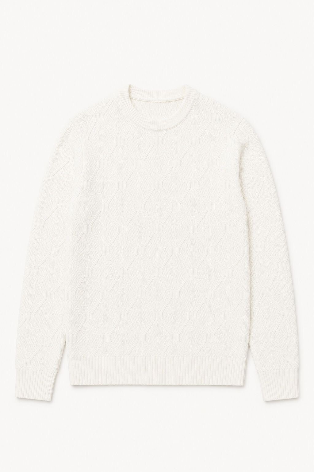 Grossiste FIVE EVER - Pull col rond texturé marine