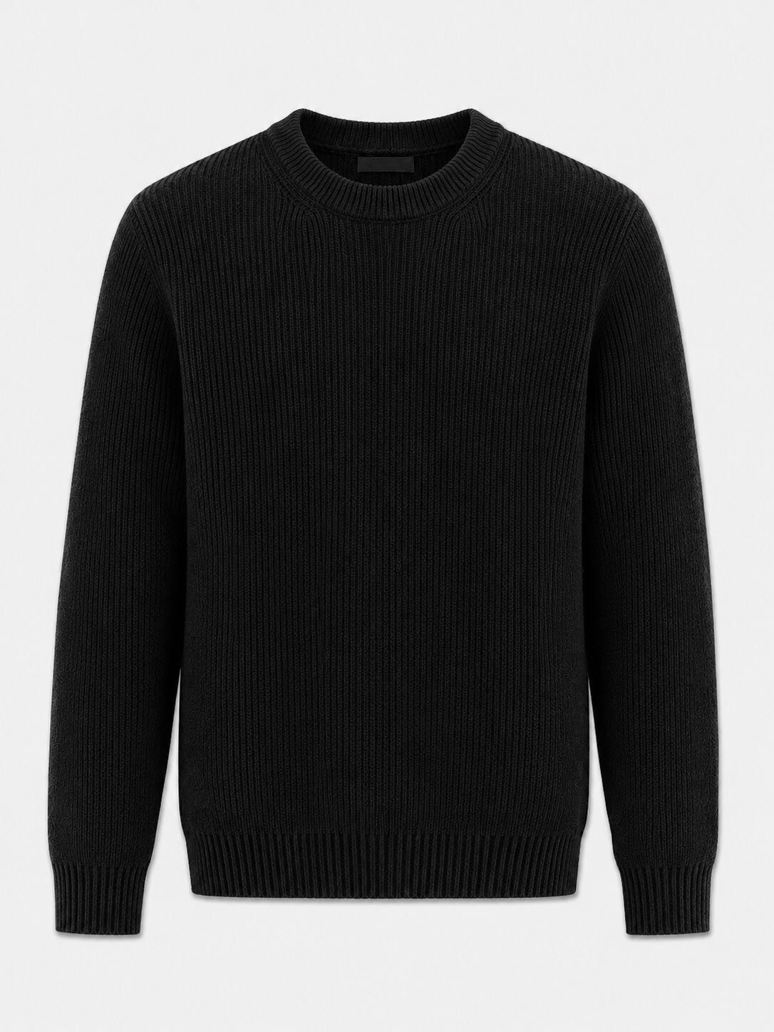 Grossista FIVE EVER - Maglione a girocollo in maglia a coste