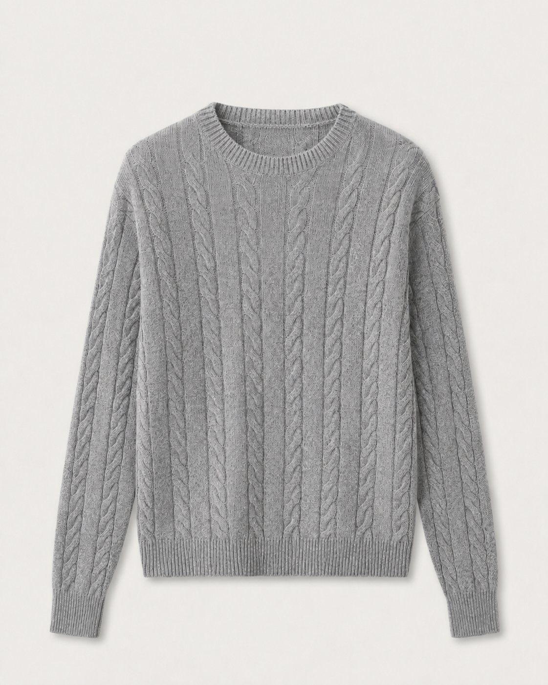 Grossiste FIVE EVER - Pull torsadé col rond – Toucher cachemire