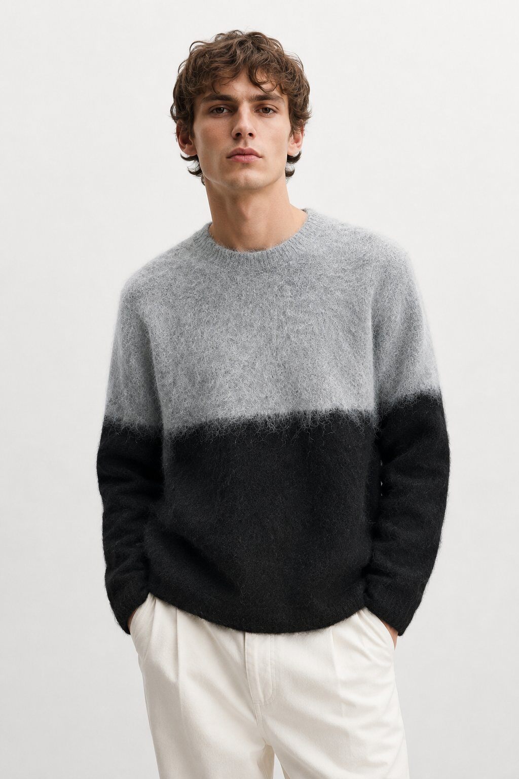 Mayorista FIVE EVER - Suéter suave con efecto mohair