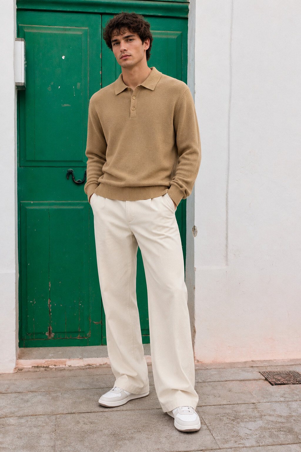 Großhändler FIVE EVER - Pullover mit Polokragen
