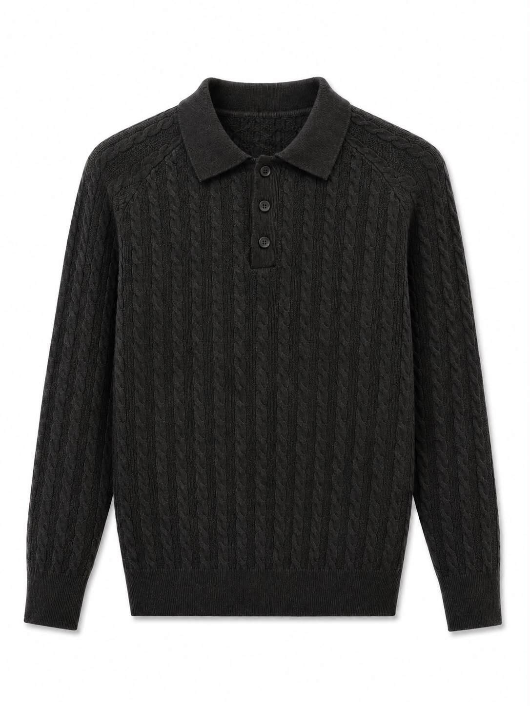 Grossiste FIVE EVER - Pull polo torsadé