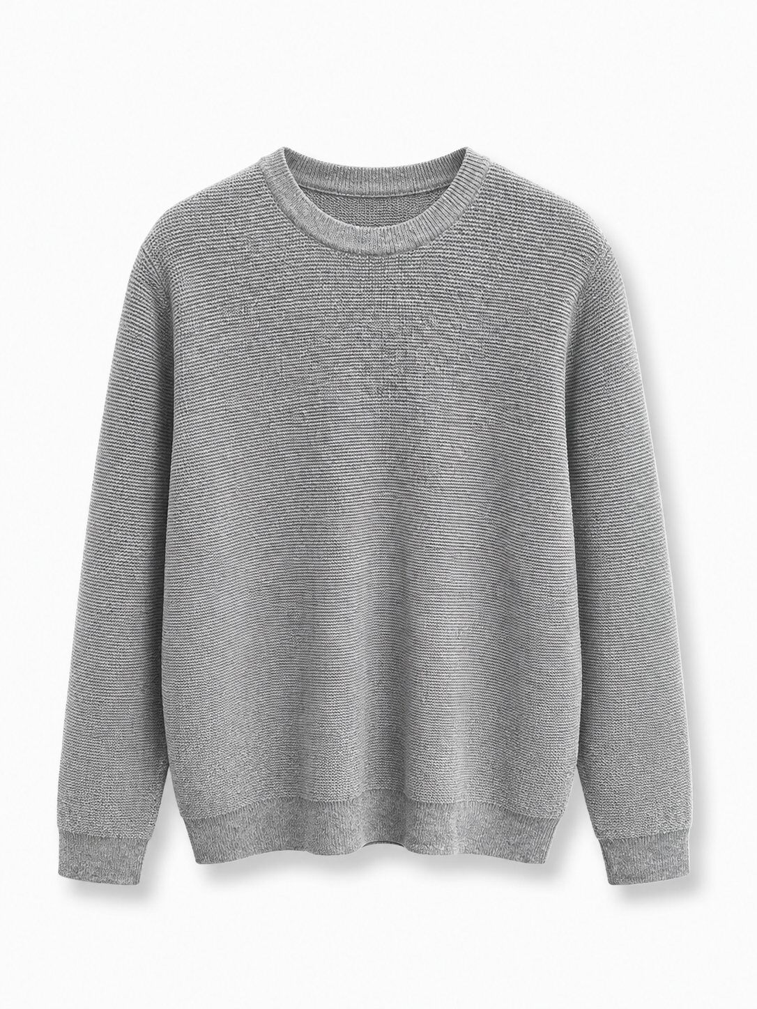 Wholesaler FIVE EVER - Crew neck sweater in textured knit