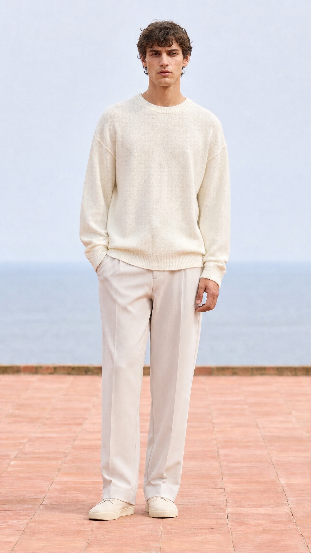 Grossiste FIVE EVER - PULL en Laine col rond