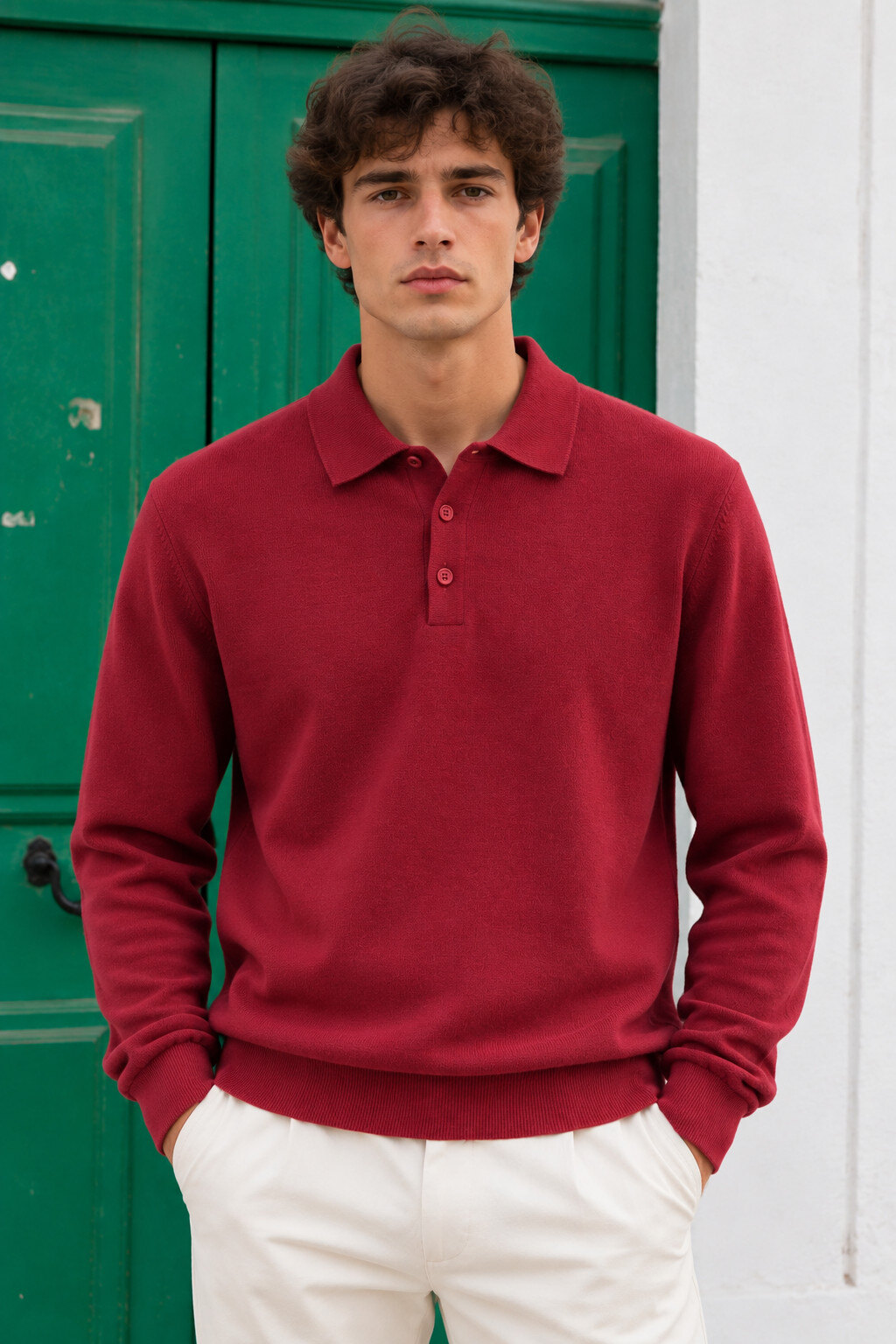 Großhändler FIVE EVER - Pullover mit Polokragen