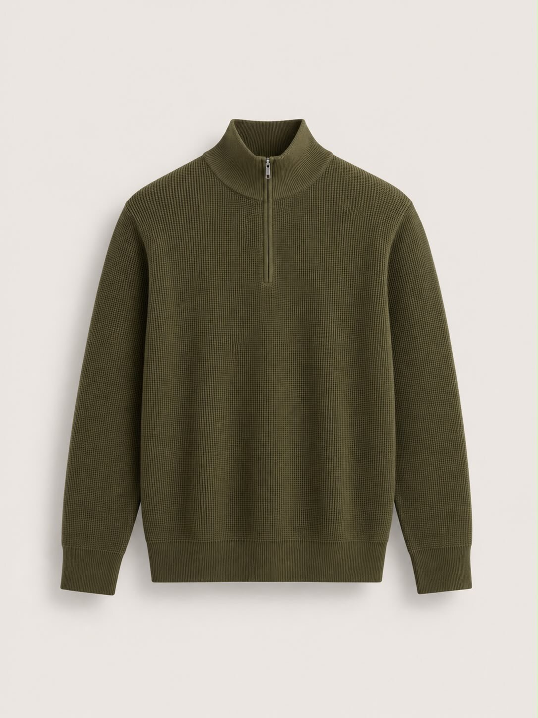Grossiste FIVE EVER - Pull col montant zippé