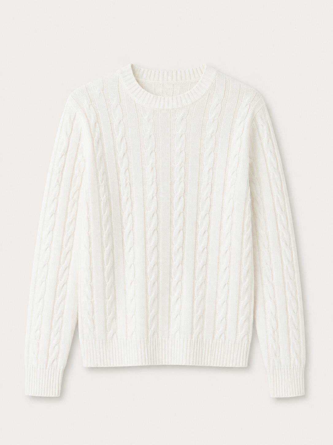 Grossiste FIVE EVER - Pull torsadé col rond – Toucher cachemire