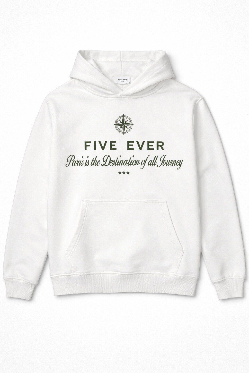 Großhändler FIVE EVER - Premium Kapuzenpullover aus 100% Baumwolle