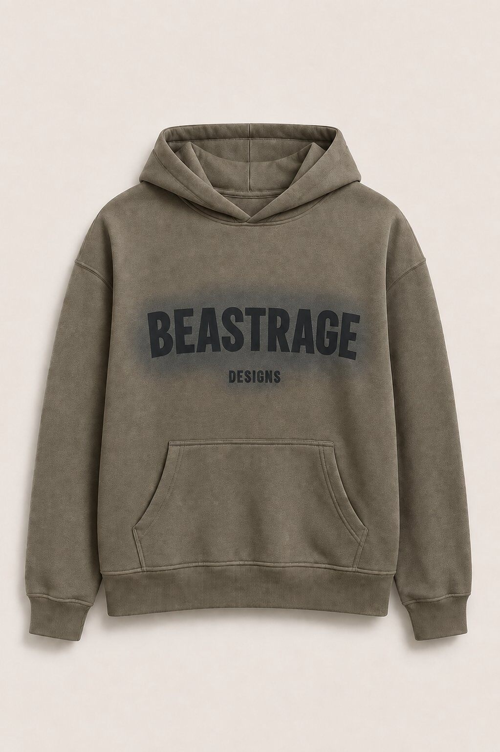 Grossiste FIVE EVER - Sweat capuche kaki