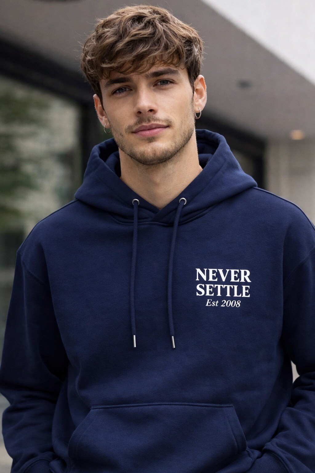 Großhändler FIVE EVER - Premium Kapuzenpullover aus 100% Baumwolle