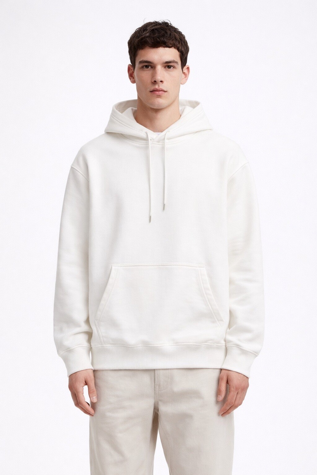 Großhändler FIVE EVER - FIVE EVER Kapuzenpullover mit minimalistischem und modernem Design, gefertigt aus dickem und bequemem 100% PREMIUM Baumwollstoff